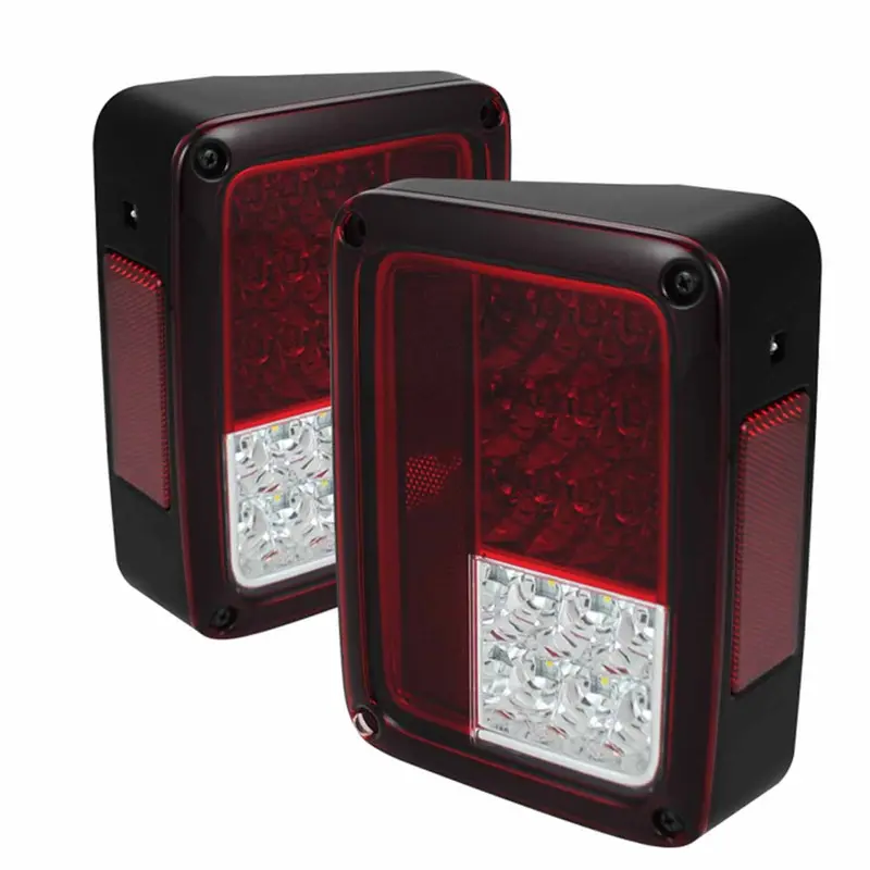 Spyder Auto 5070401 Red/Clear Led Tail Light Pair – Compatible With Factory Bulbs 1