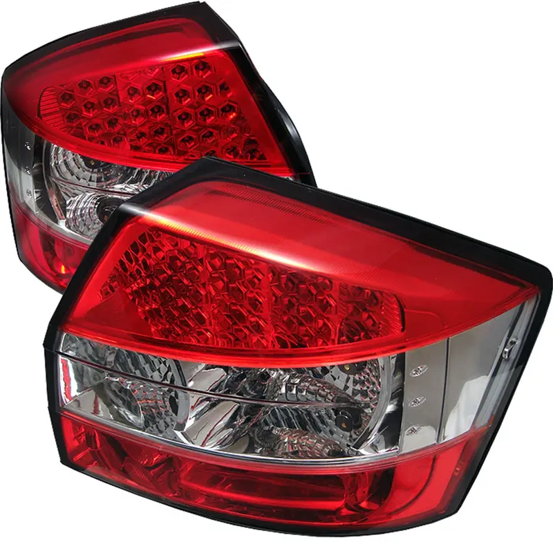 Spyder Auto Led Tail Light Assembly – Red/Clear, Direct-Replace Pair With Oem Bulb Compatibility 1