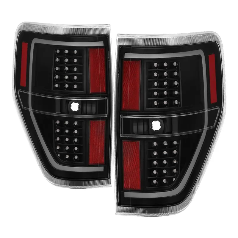 Spyder Auto Led Tail Light Bar – Stylish Black Housing With Integrated Brake/Turn Signal Lighting 1