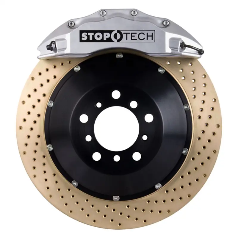 Stoptech 83.789.6C00.64 Big Brake Kit – Two-Piece Front Rotors With High-Performance Calipers 1