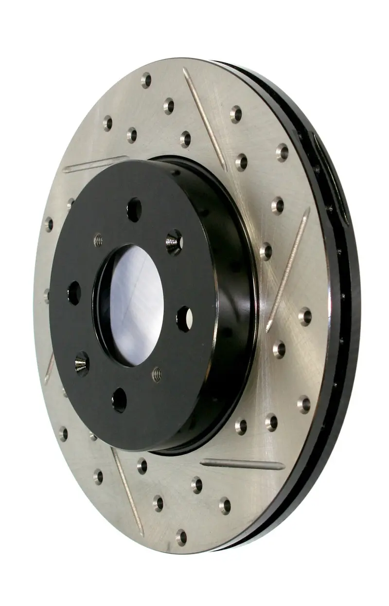 Stoptech Sport Drilled And Slotted Front Right Brake Rotor 1