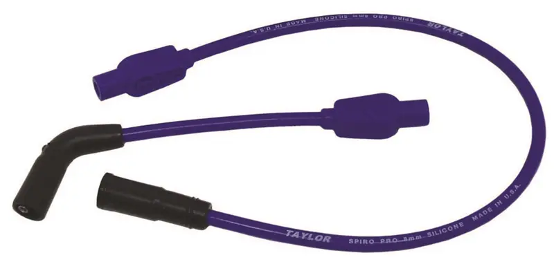 Taylor Cable 10633 8Mm Spiro-Pro Motorcycle Ignition Wire Set – Black 1