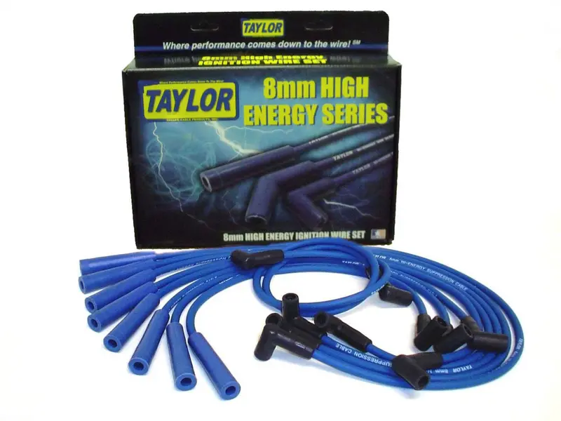 Taylor Cable High-Energy 8Mm Ignition Wire Set – Performance Spark Plug Cables 1