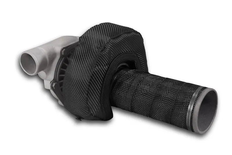 Thermo-Tec 15071 Turbo Heat Shield Kit – T3-Compatible Insulating Wrap In Matte Black 1