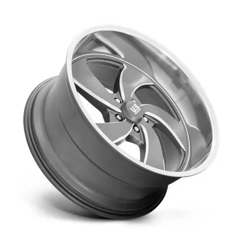Us Mag U133 24X9 Inch Custom Wheel – 6X5.5 Inch Bolt Pattern, Anthracite Mill With Diamond Cut Lip, +25Mm Offset 1