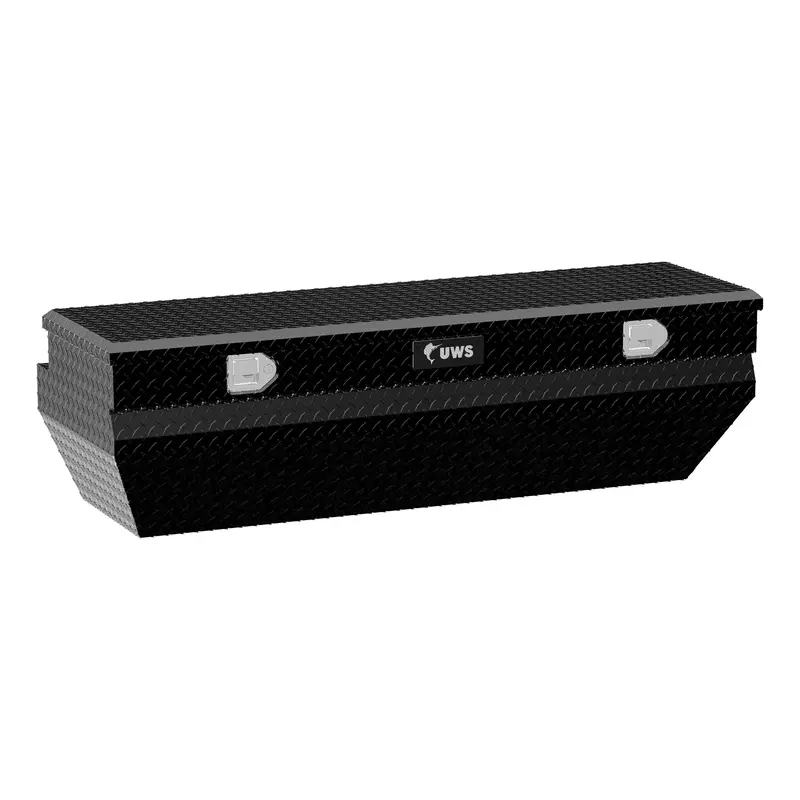 Uws 62-Inch Gloss Black Aluminum Wedge Utility Chest With Angled Design (Ltl Shipping) 1