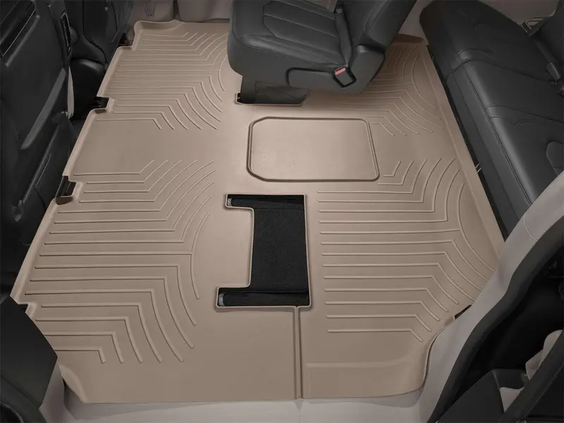 Weathertech 454805 Digitalfit Tan Floor Liners – Second Row, Precision Molded For Exact Fit 1
