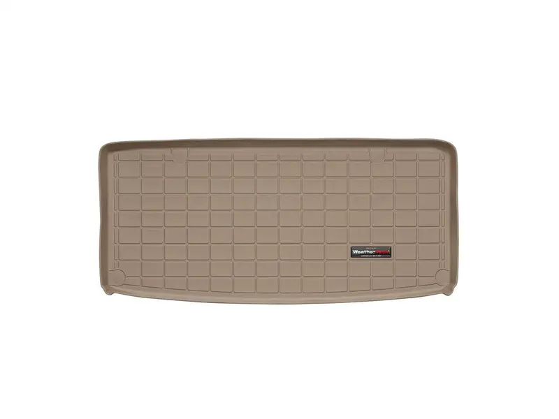 Weathertech Cargo Liner In Tan – Custom-Fit Rear Compartment Mat Behind Third Row 1