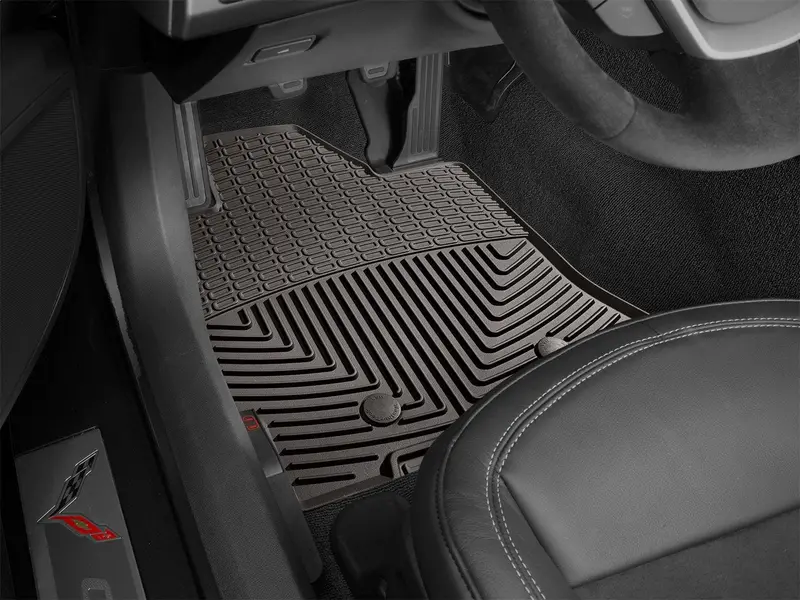 Weathertech Wtfc000356 All-Weather Rear Floor Mats — Cocoa Color, Extended Under-Seat Coverage 1
